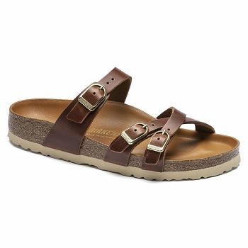 Dámské Franca Birkenstock Oiled Læder Káva | CZ 447ILH